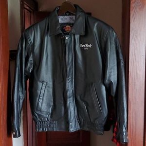 HARD ROCK CAFE 100% LEATHER JACKET